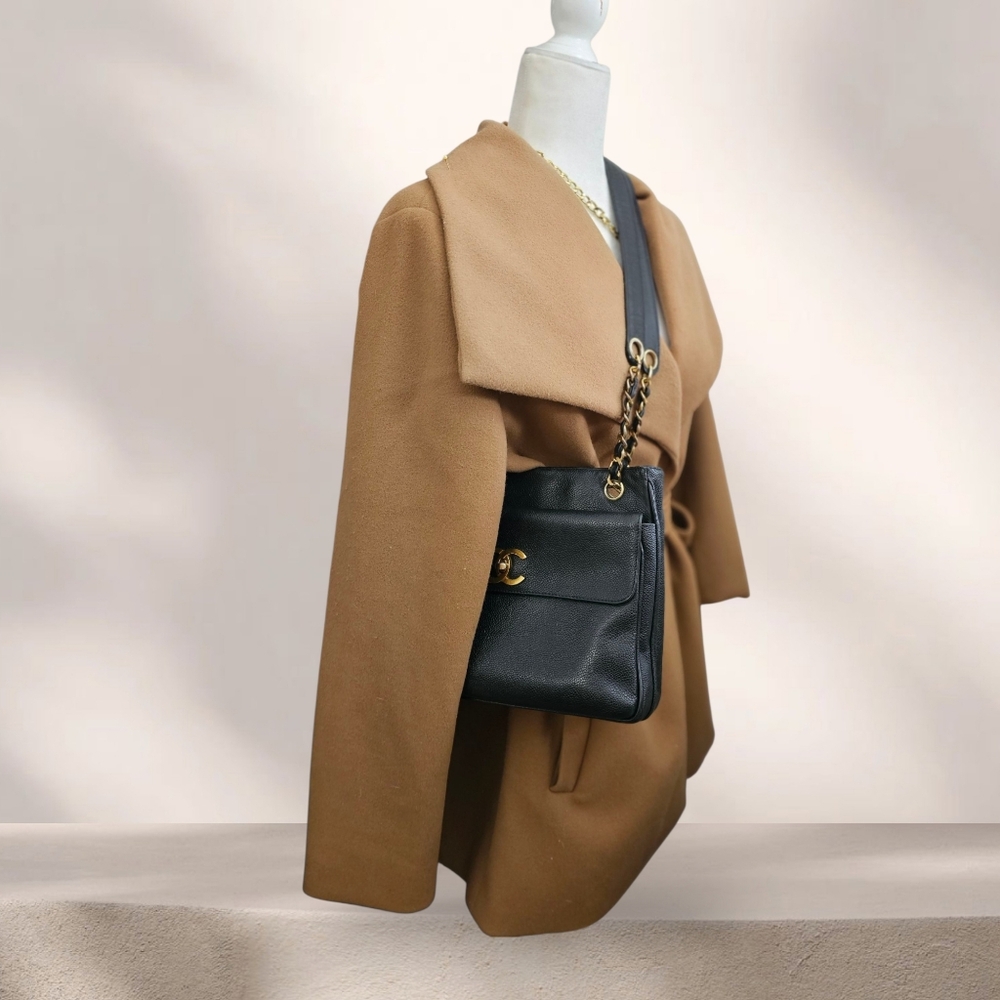 Chanel Caviar Leather Shoulder Bag - Picture 16 of 16